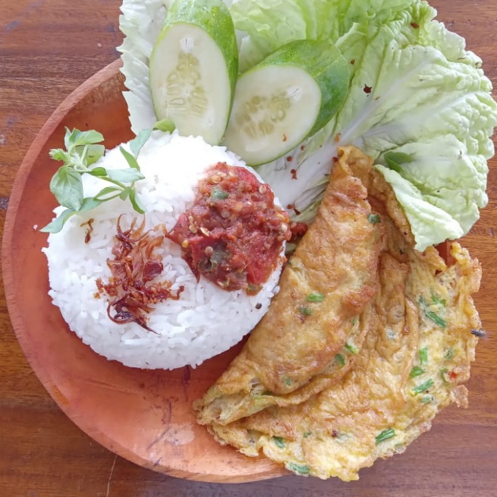 Nasi Telur Dadar