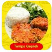 Nasi Tempe Geprek Ambyer