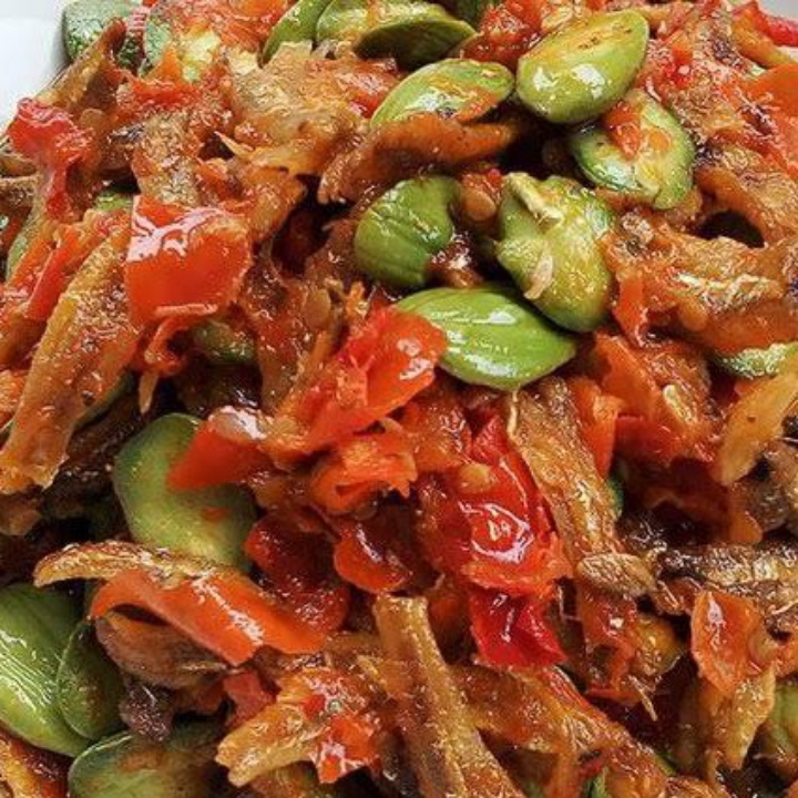 Nasi Teri Tempe Balado