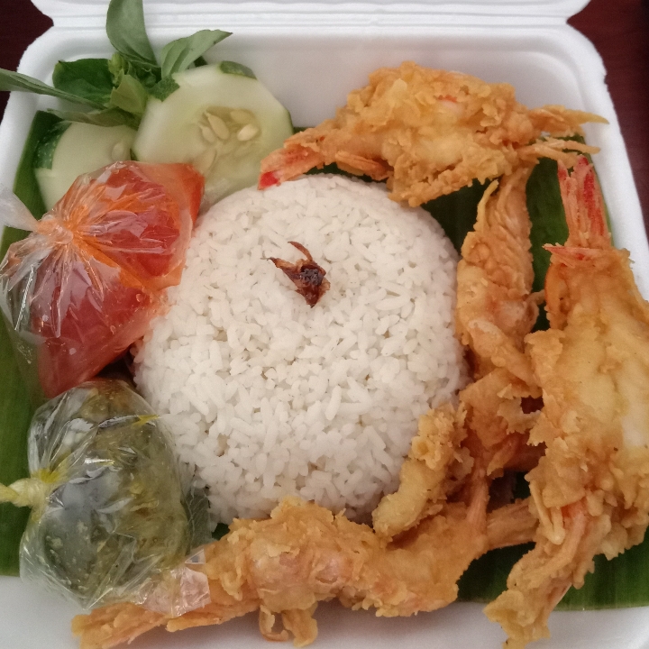 Nasi Udang Crispy