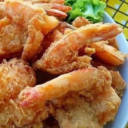 Nasi Udang Goreng Tepung