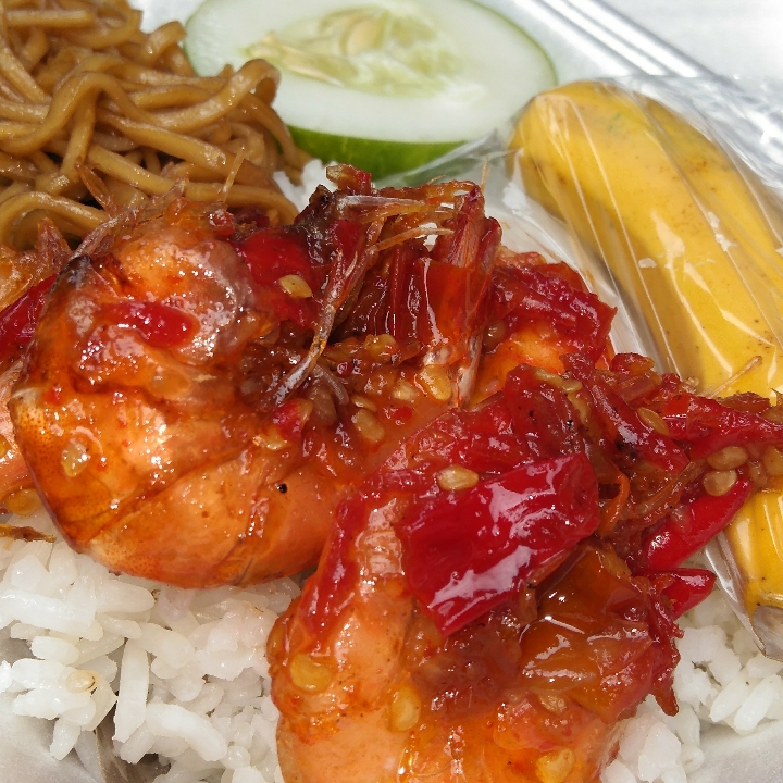 Nasi Udang Saus