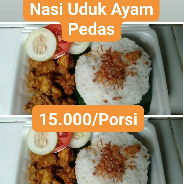 Nasi Uduk Ayam Pedas Woku