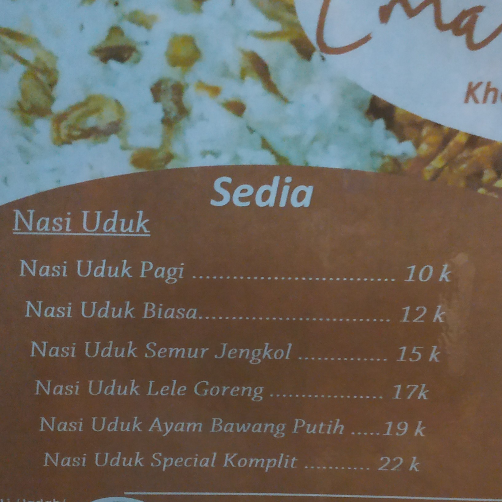 Nasi Uduk Semur Jengkol