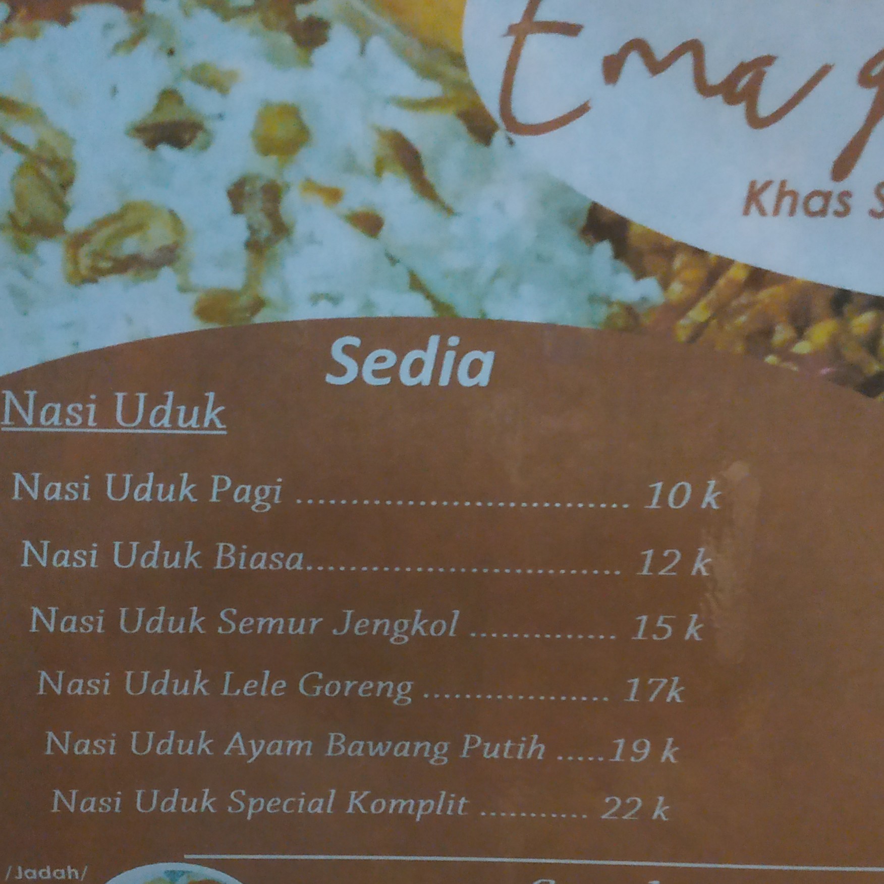 Nasi Uduk Special Komplit