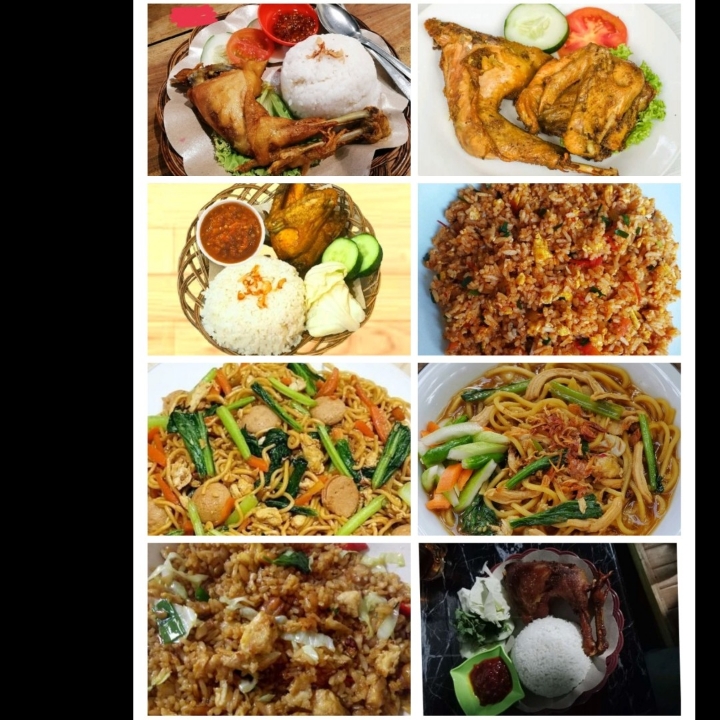 Nasi ayam kampung goreng komplit  2