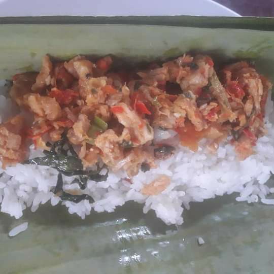 Nasi bakar ikan 