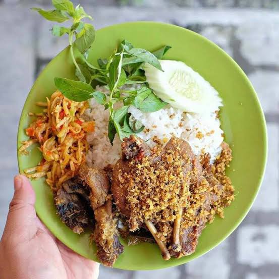 Nasi bebek Sinjay