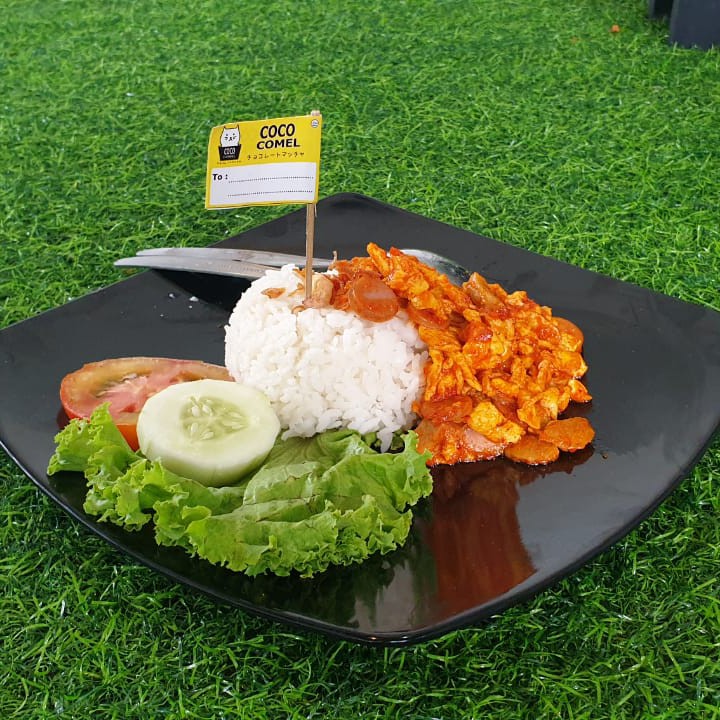 Nasi gila cococomel