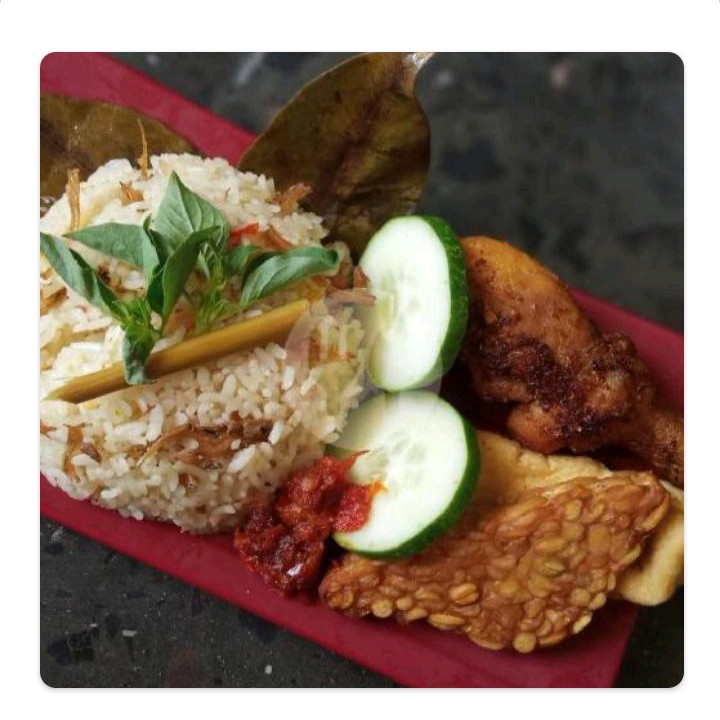 Nasi liwet ayam