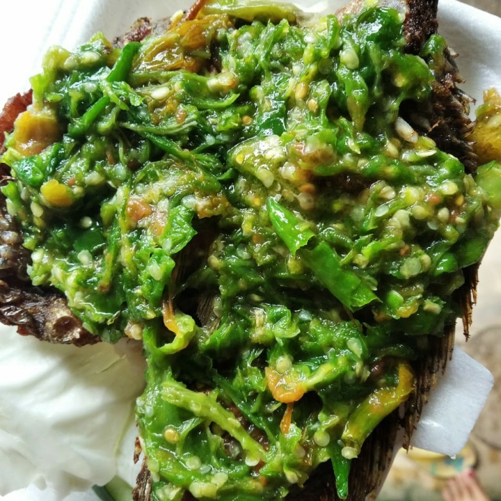 Nasiliwet Nila Goreng Sambel Ijo