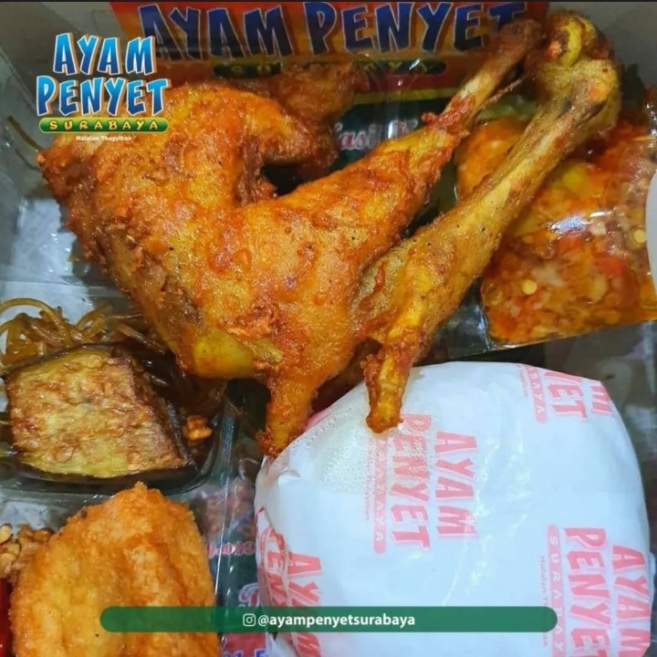 Naskot Ayam Penjantan Goreng Komplit