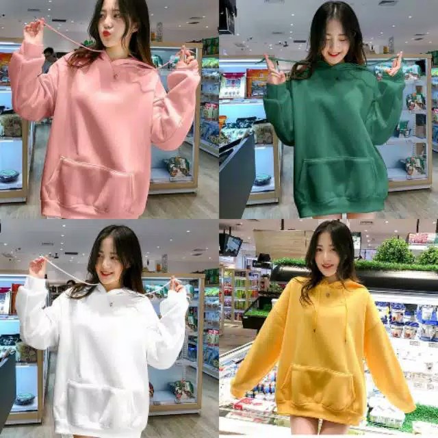 Natural Oversized Sweater Hodie Basic Polos 2