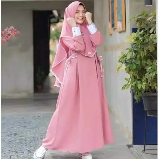 Nessa syari GAMIS MUSLIM SYARI SET  KHIMAR TERMURAH