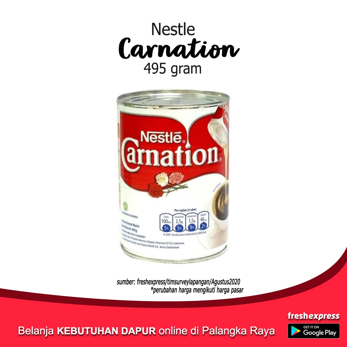 Nestle Carnation 495 Gram