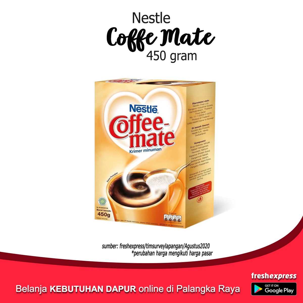 Nestle Coffe-mate 450 Gram