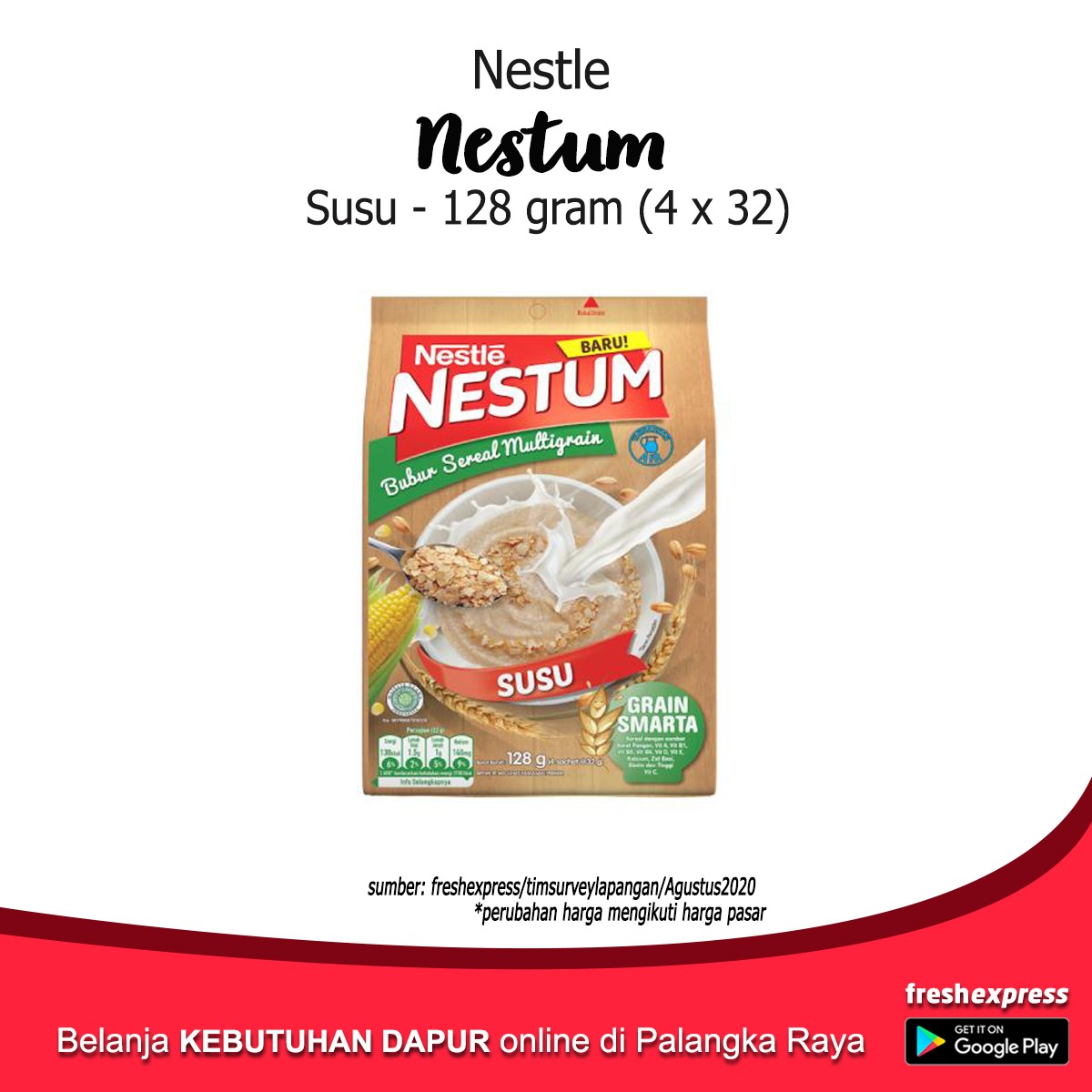 Nestle Nestum Susu 128 Gram