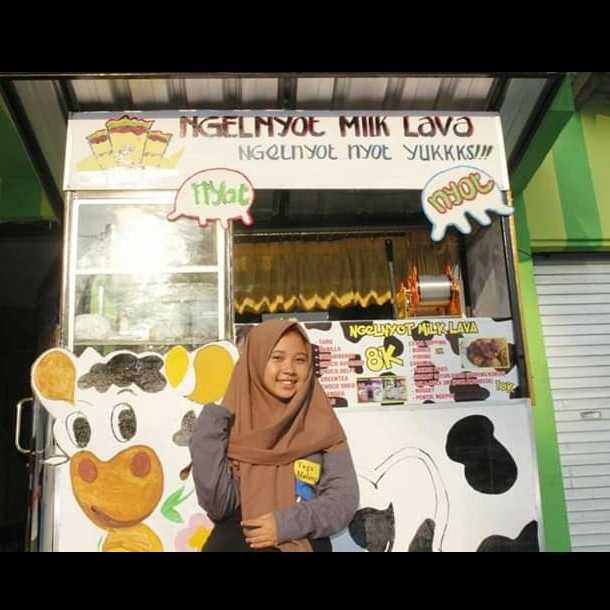 Ngelnyot Milk Lava