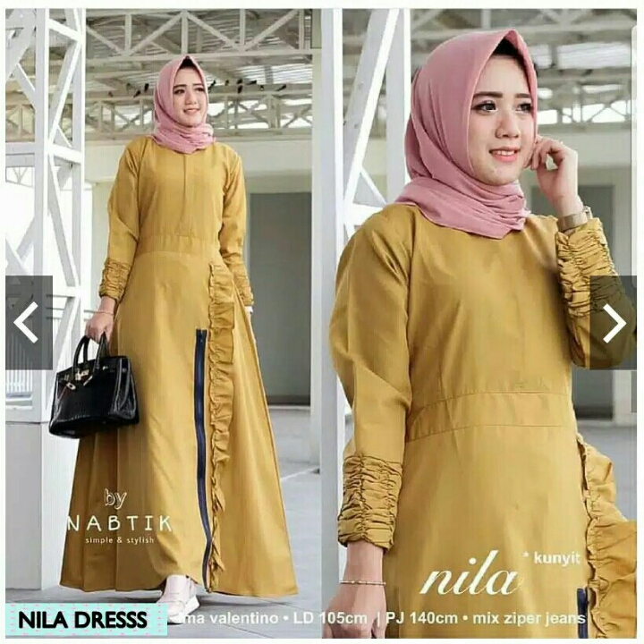 Nila Dress Mustard