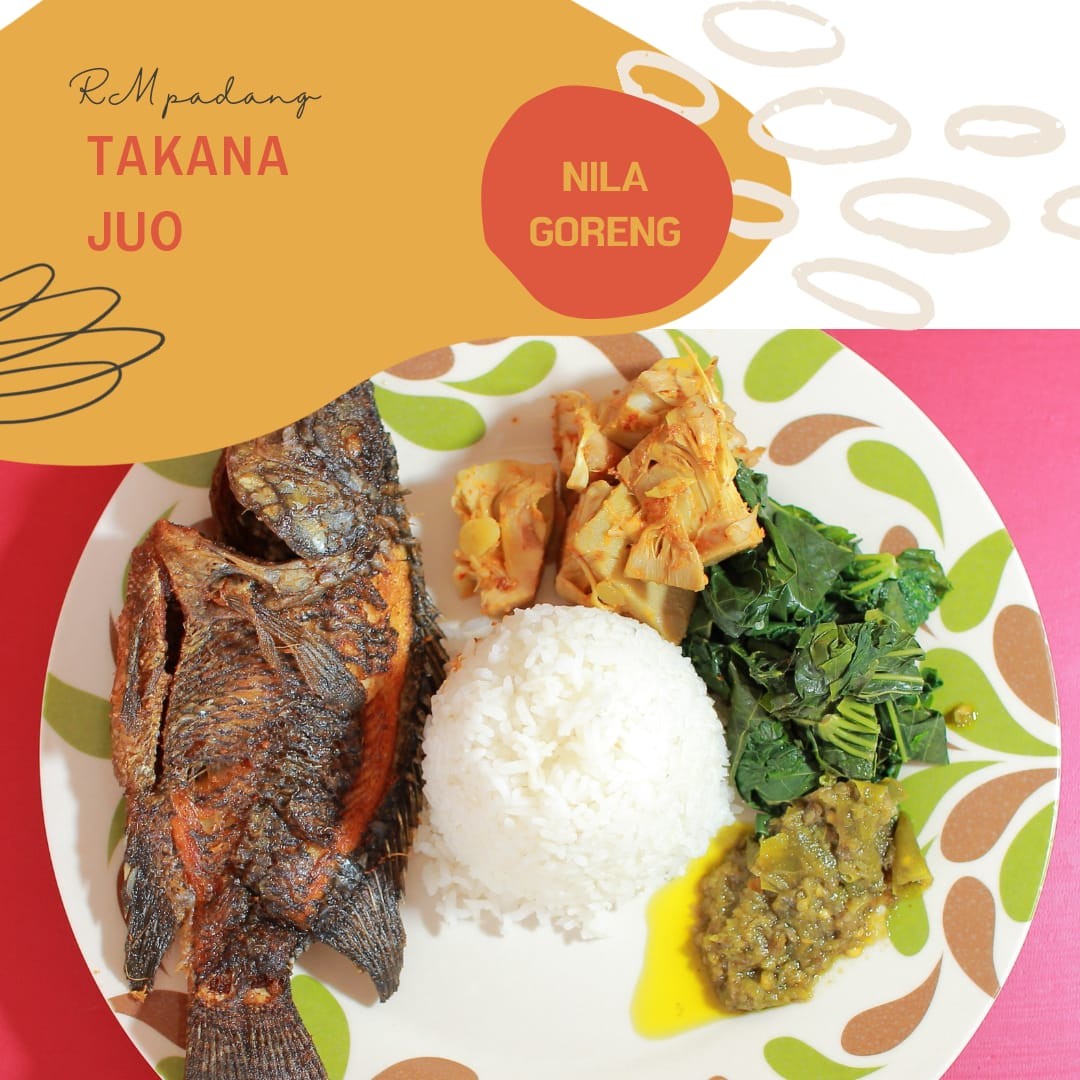 Nasi Plus Nila Goreng