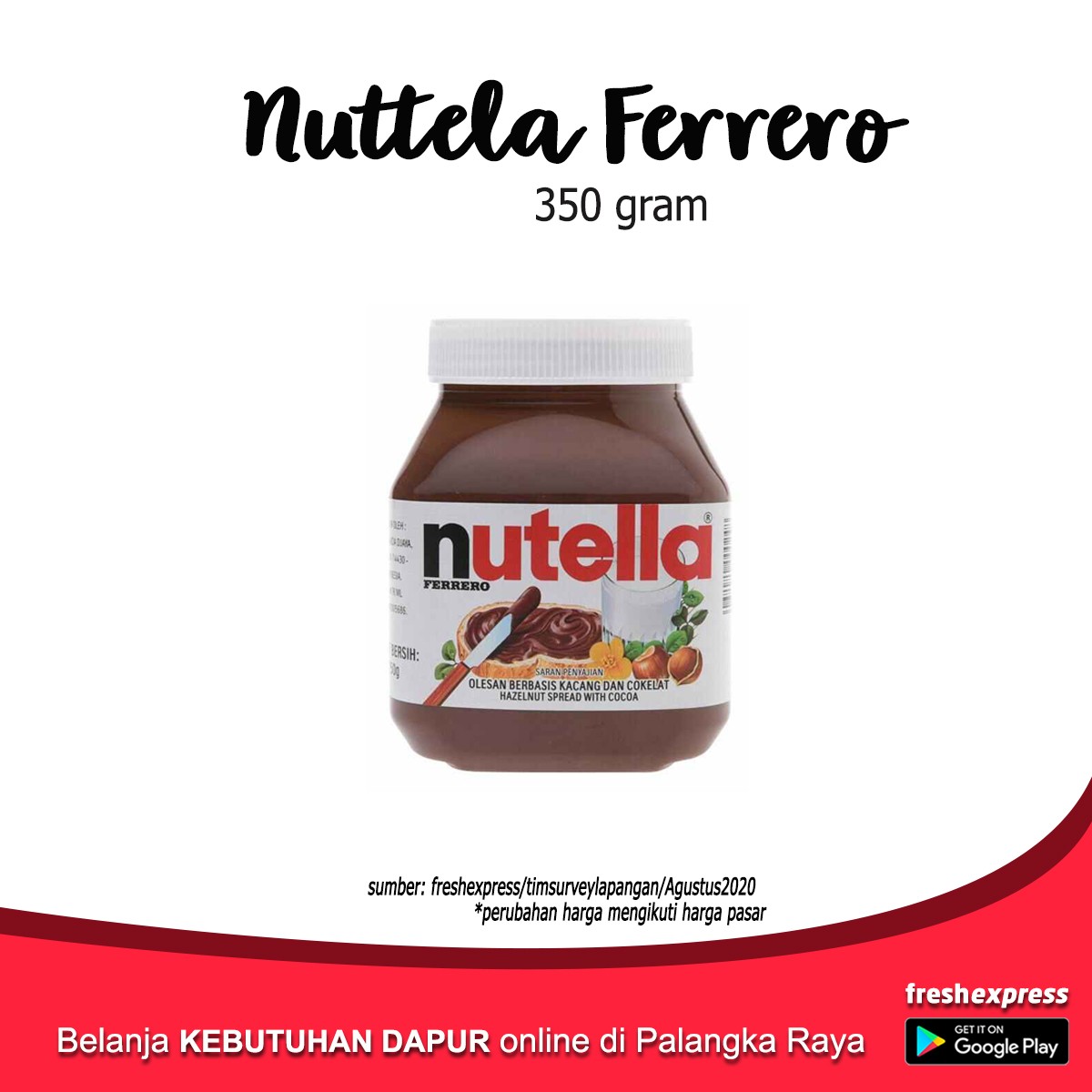 Nuttela Ferrero 350 Gram