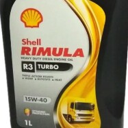 OLI MESIN SHELL RIMULA R3 TURBO DIESEL 1 LITER MERK SHELL PER UNIT