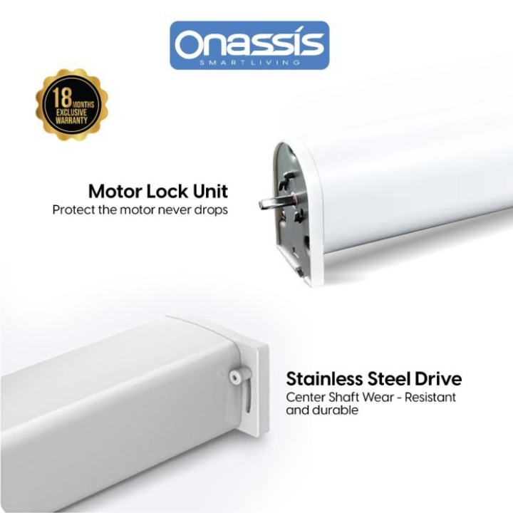 SMARTTHING CURTAIN ADJUSTABLE RAIL 22 - 4M SMART HOME INTEGRATED    3