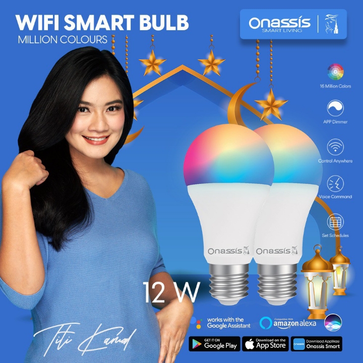 ONASSIS SMART LIGHT BULB 12 W 2 PCS - SMARTTHING