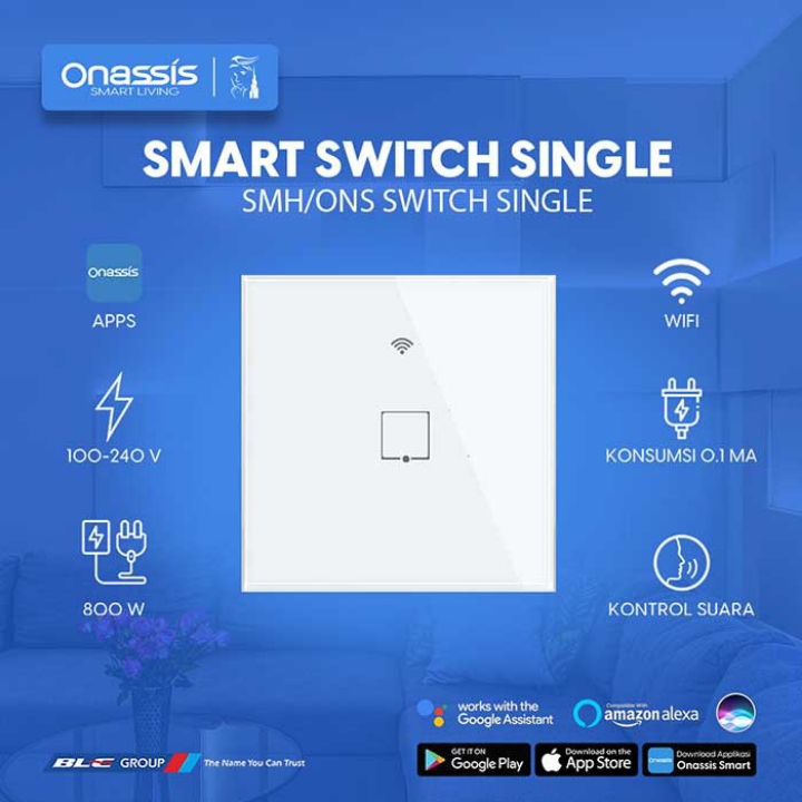 ONASSIS SMART SWITCH SINGLE - SMARTTHING 2