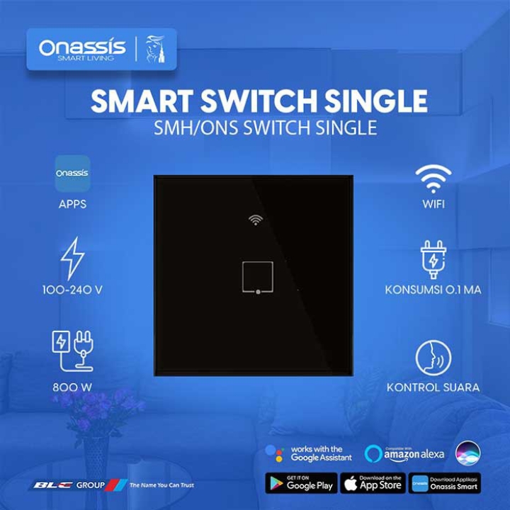 ONASSIS SMART SWITCH SINGLE - SMARTTHING 3