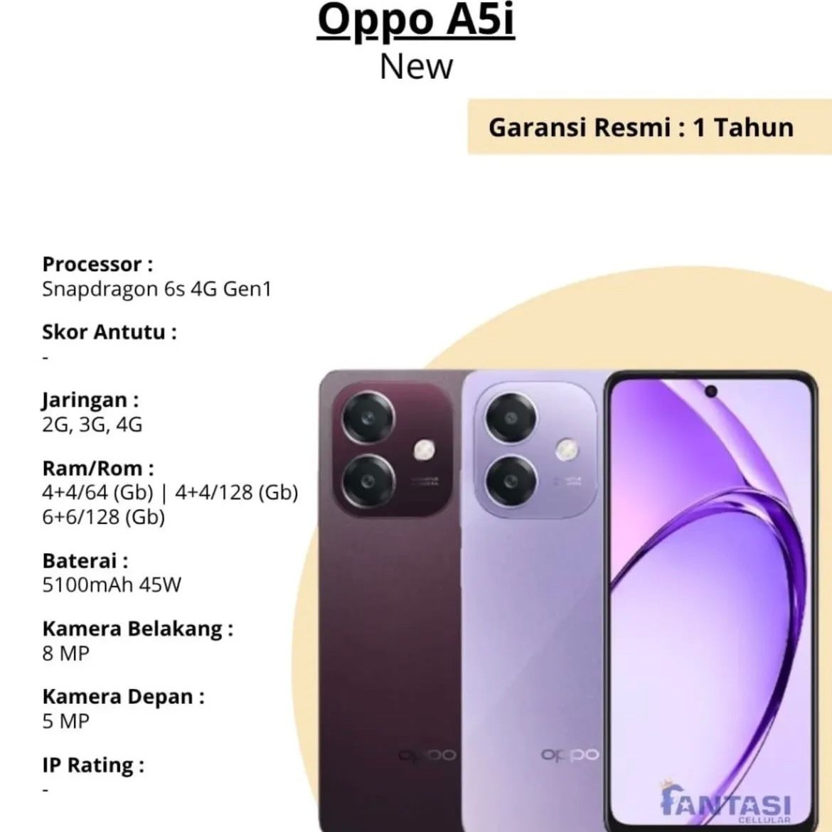 OPPO A5i 128GB 2