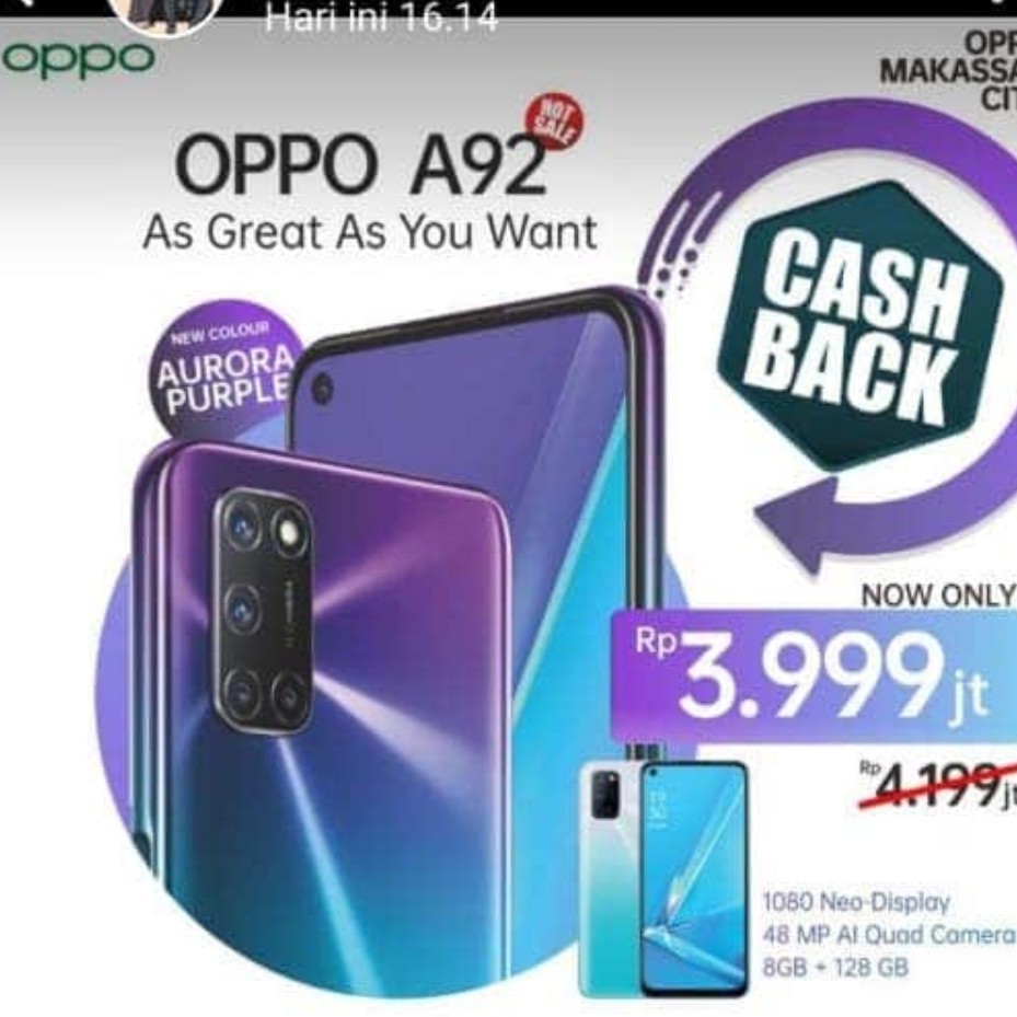 OPPO A92