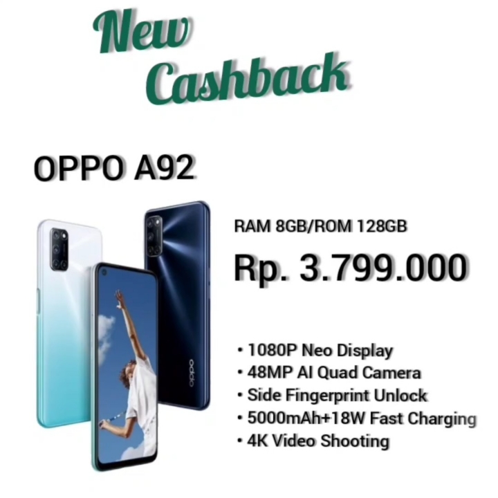 OPPO A92 8-128