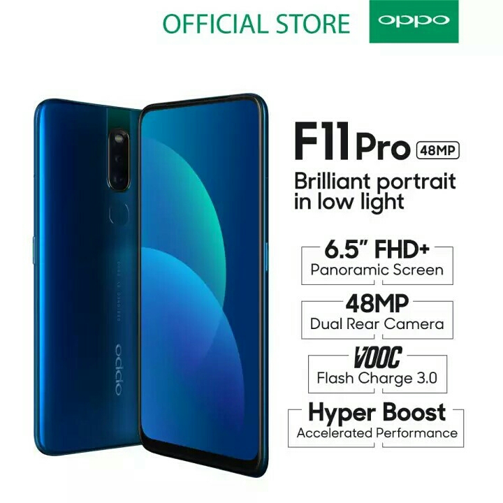 OPPO F11 Pro Smartphone 6 GB  64 GB 48 MP Ultra Night Mode Camera