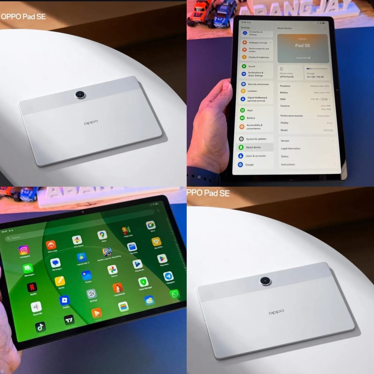 OPPO PAD SE RAM 4 ROM 128