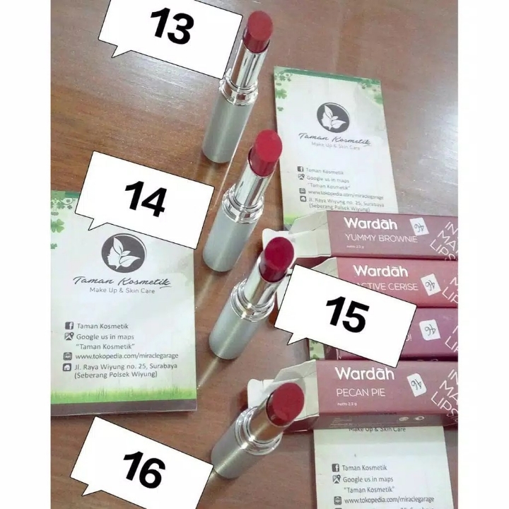 ORIGINAL Lipstik Wardah Intense Matte Lipstick Lengkap 16 Warna 3
