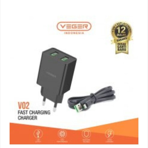 ORIGINAL TRAVEL CHARGER VEGER V02