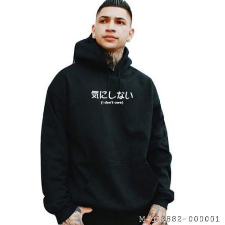 OUTERWEAR PRIA HOODIE I DONT CARE VJAG-205Variasihitam putih  navy