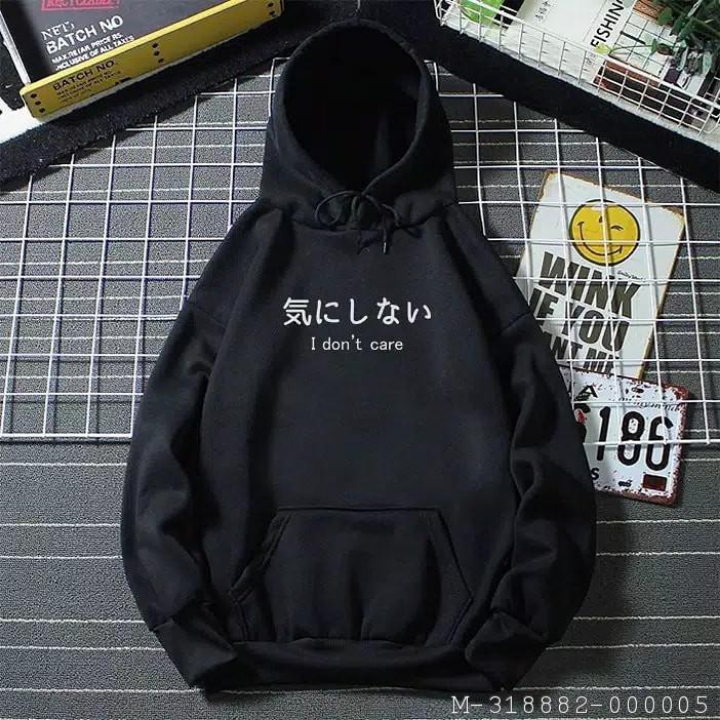 OUTERWEAR PRIA HOODIE I DONT CARE VJAG-205Variasihitam putih  navy 5