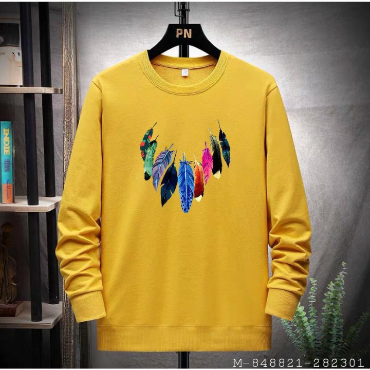 OUTERWEAR PRIA ULUAO SWEATER BABYTERRY VDFA-603BULU MUSTARD NAVY A
