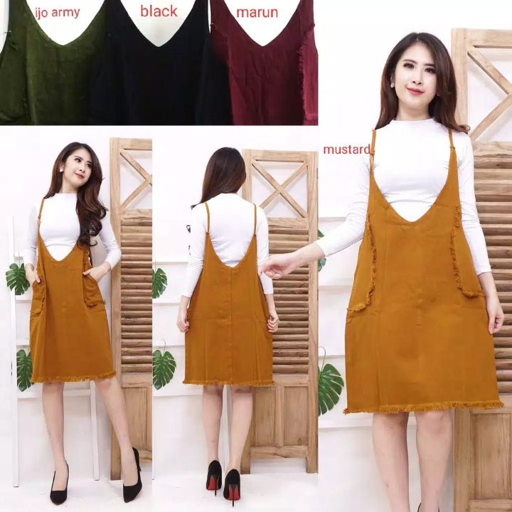 OVERALL DENIM RUMBAI POCKET