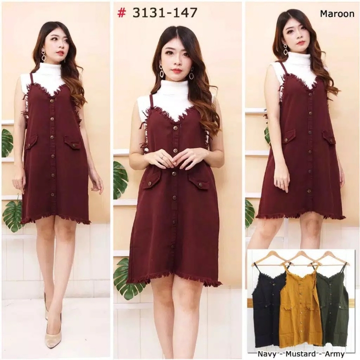 OVERALL JEANS MERCY TANPA DALAMAN 2