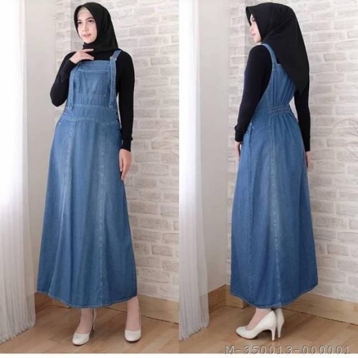 OVERALL WANITA CRINKLE OVERALL JEANS  VDND-1798 Light Jeans