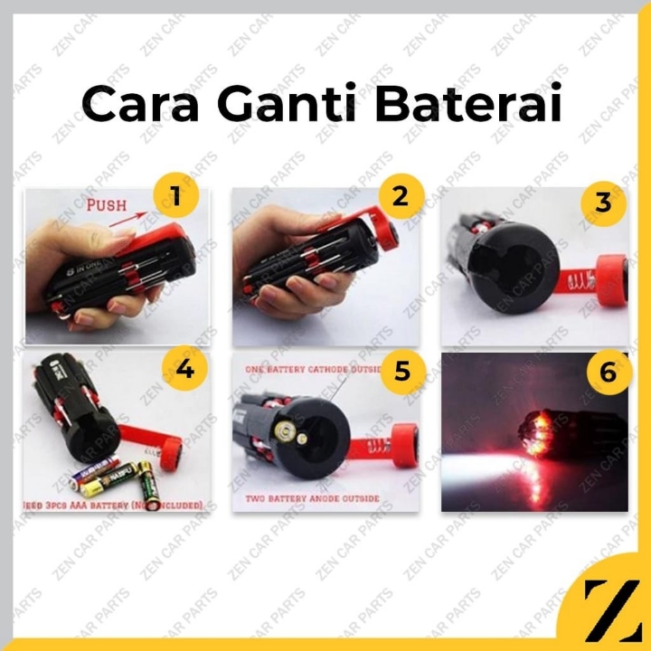 Obeng 8 In 1 Senter 3