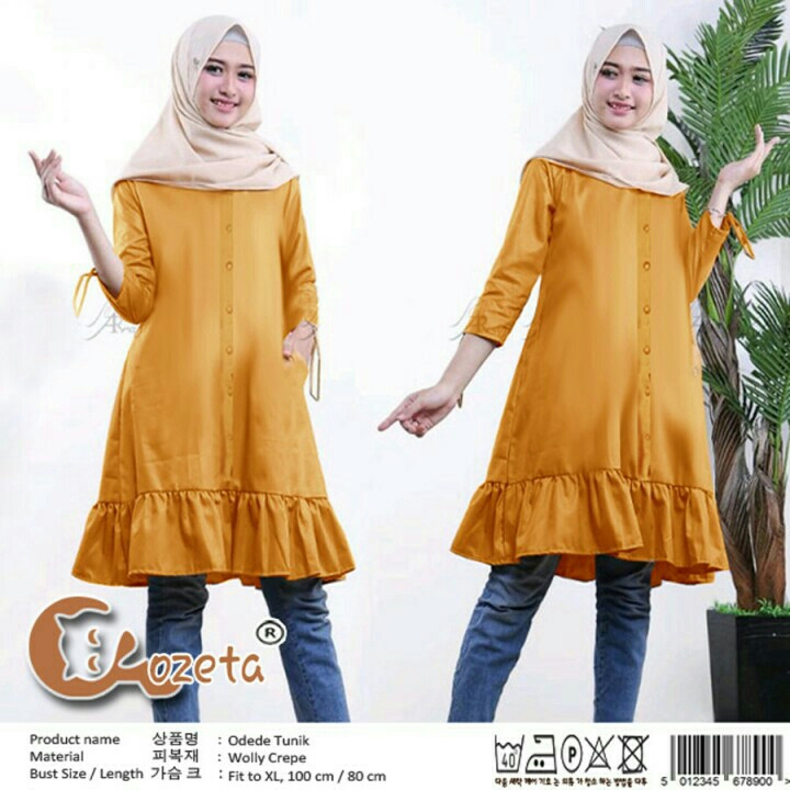 Odede Tunik Mustard