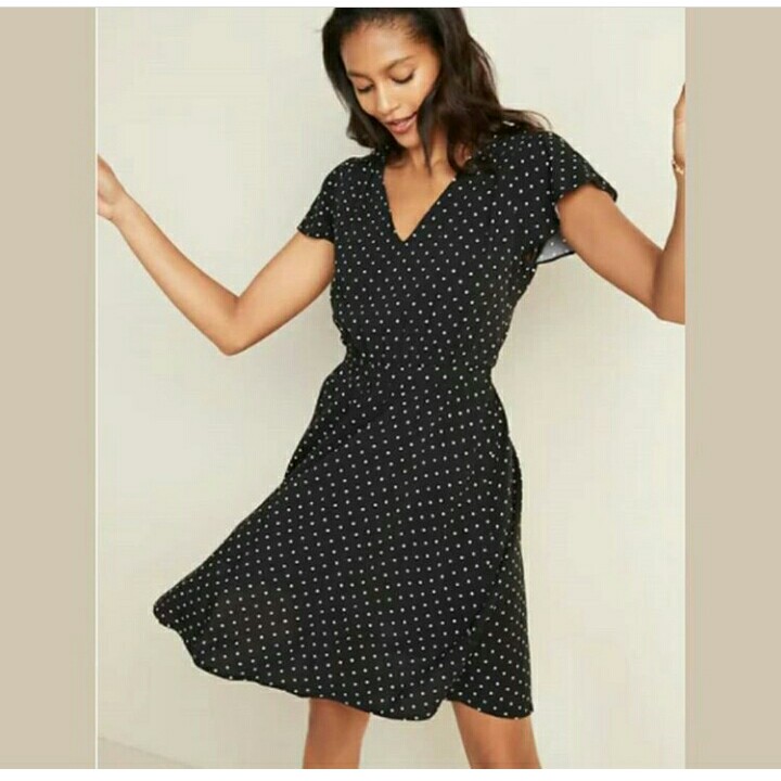 Oldnavy Flutter Dress Polkadot