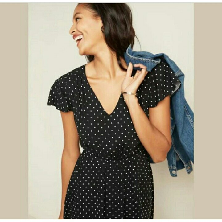 Oldnavy Flutter Dress Polkadot 3
