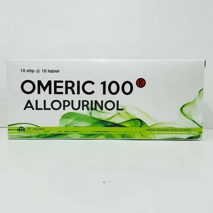 Omeric 100mg Atau Alopurinol