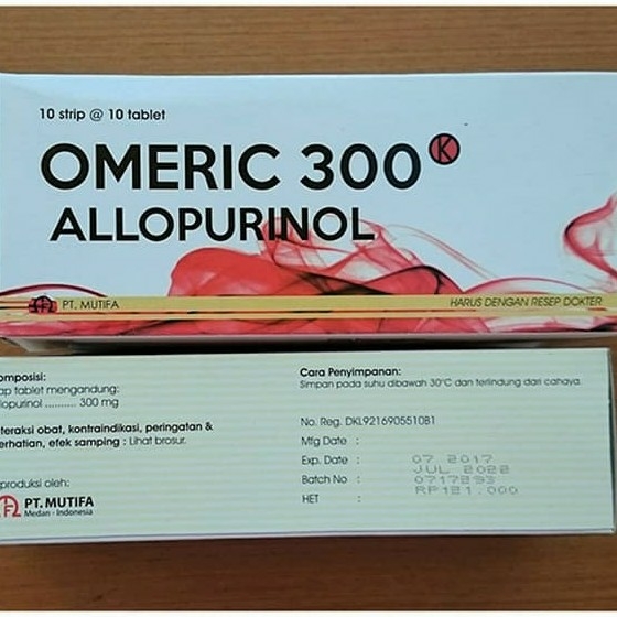 Omeric 300mg Atau Alopurinol