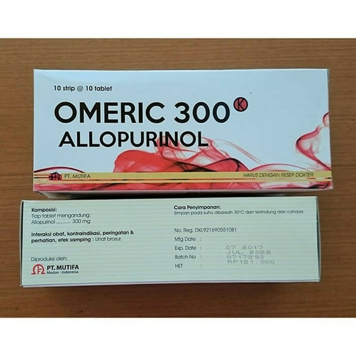 Omeric 300mg Atau Alopurinol